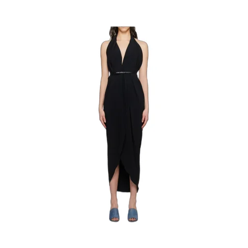 Belted Long Dress