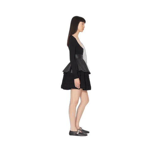 Long-Sleeved Wool Dress