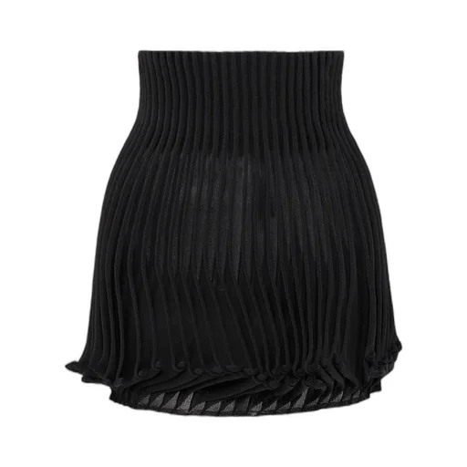 Knitted Pleated Skirt