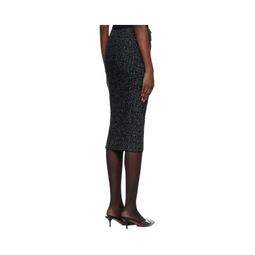 Embossed Pencil Skirt