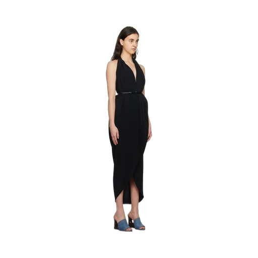 Belted Long Dress