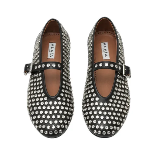 Embellished Ballet Flat Shoes