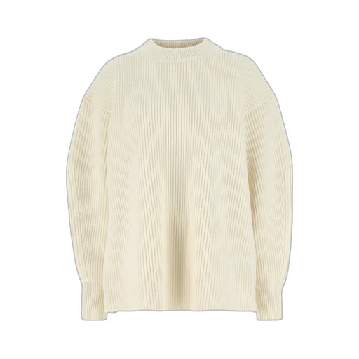 Crewneck Rib-Knitted Jumper