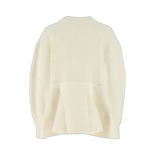 Crewneck Rib-Knitted Jumper