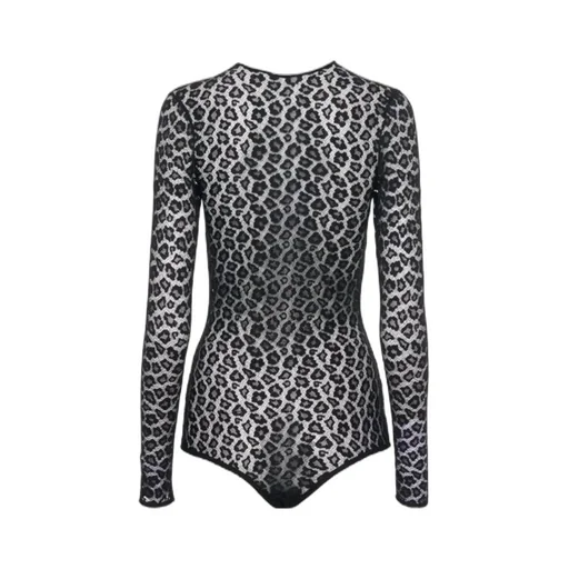 Leopard Print Lace Bodysuit