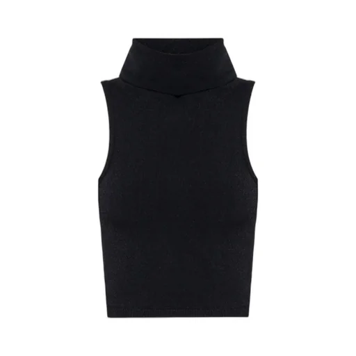 Hooded Knit Crop Top