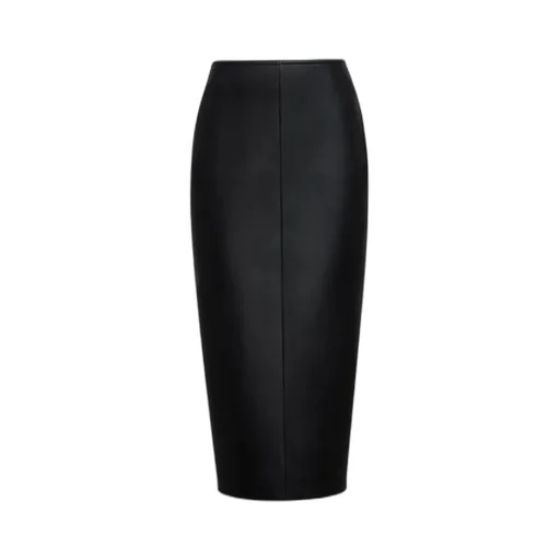 Leather Midi Skirt