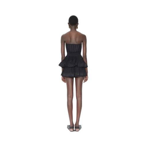 Crinoline Ribbed-Knit Sleeveless Top