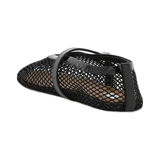 Fishnet Ballet Flats