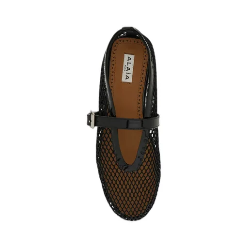 Fishnet Ballet Flats