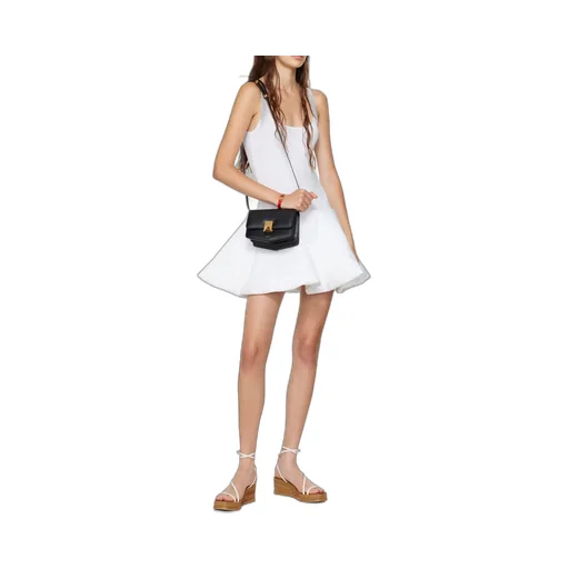 Logo Printed Shoulder Bag