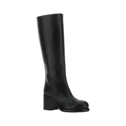 Round-Head Thick Heel Boots