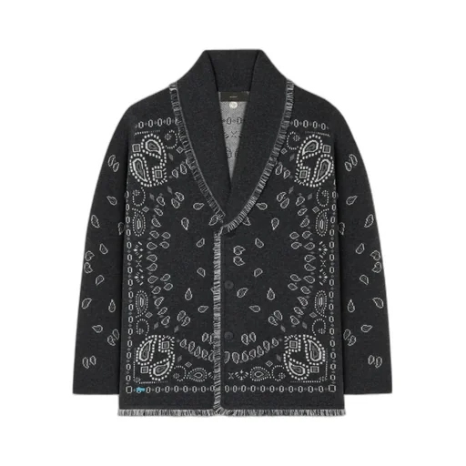 Bandana Jacquard Cardigan