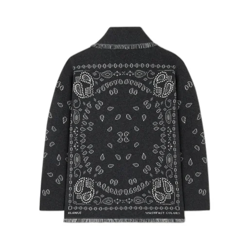 Bandana Jacquard Cardigan