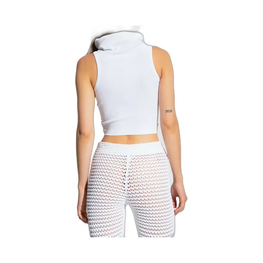 Hooded Knit Crop Top