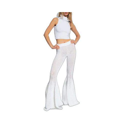Hooded Knit Crop Top