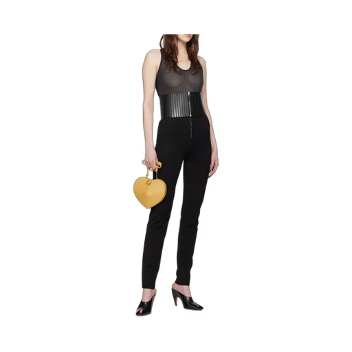 Dart Detailed Twill-Weave Leggings