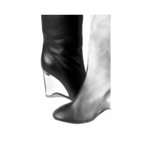 Slope Heel Boots
