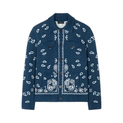 Bandana Jacquard Cardigan