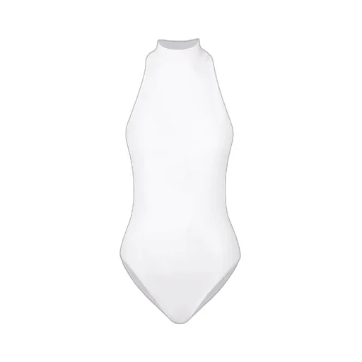 High-Neck Sleeveless Bodysuit