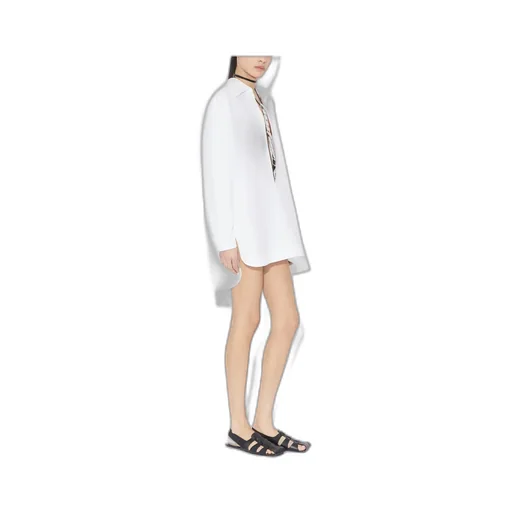 Tunic Poplin Shirt Dress