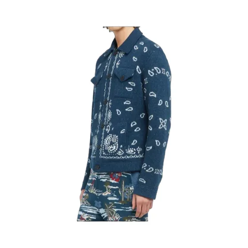 Bandana Jacquard Cardigan