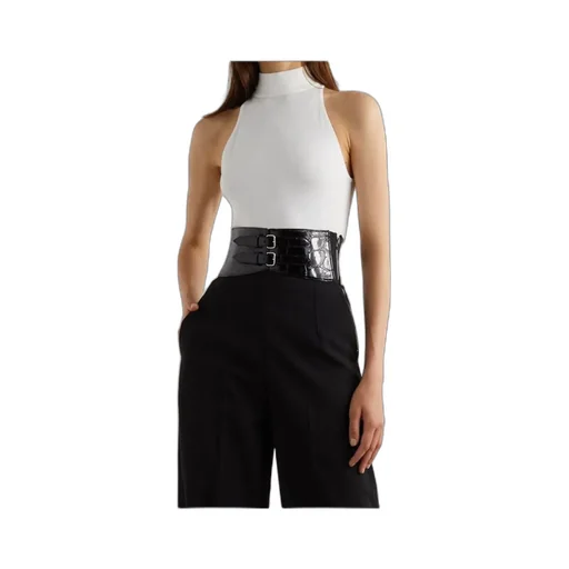 High-Neck Sleeveless Bodysuit