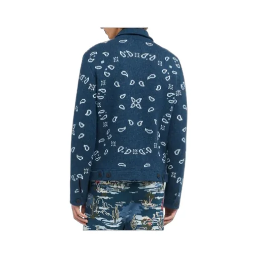 Bandana Jacquard Cardigan