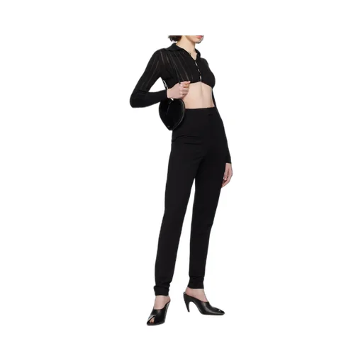 Long-Sleeved Short Knitted Cardigan