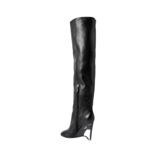 Slope Heel Boots