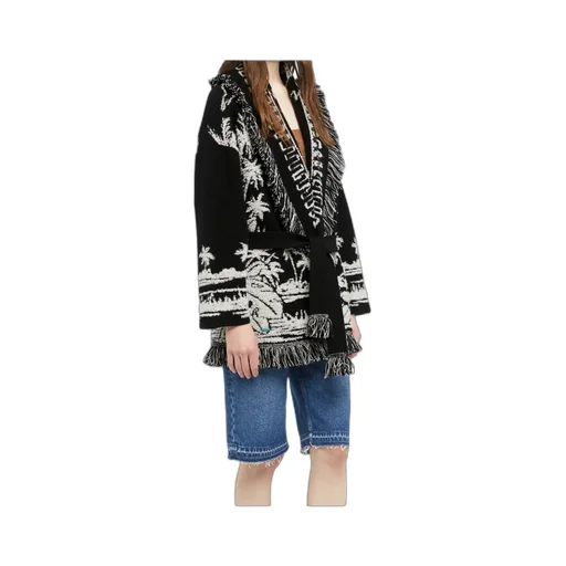 Palm Grove Tales Fringe Cardigan