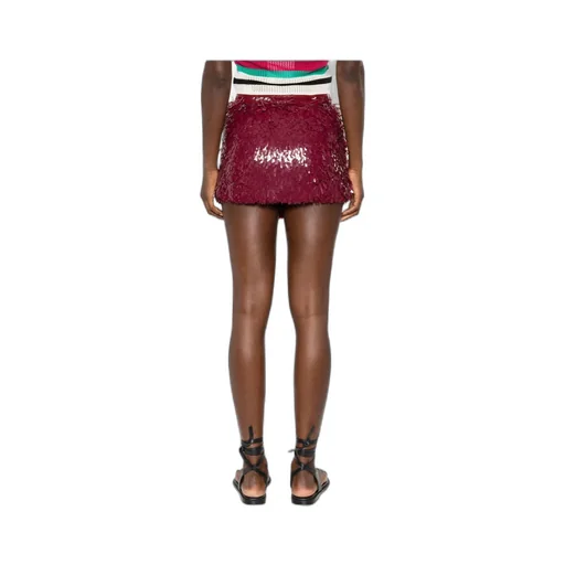 Fringe Mini Skirt