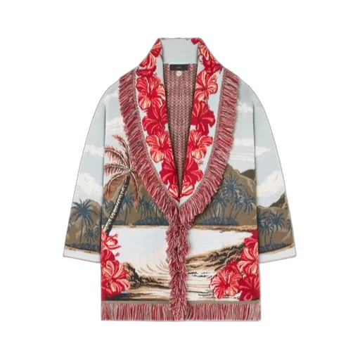 Hidden Bay Fringed Cardigan