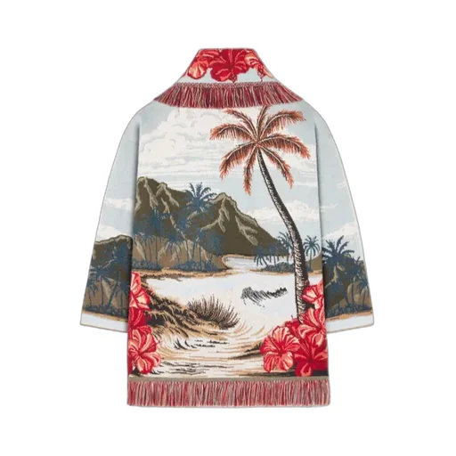 Hidden Bay Fringed Cardigan