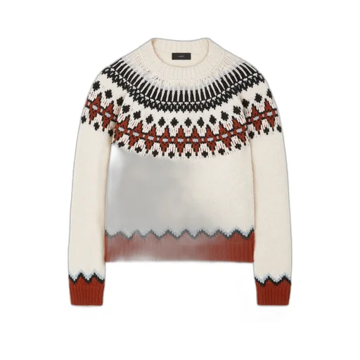 Fair Isle Patterned Wool Sweater