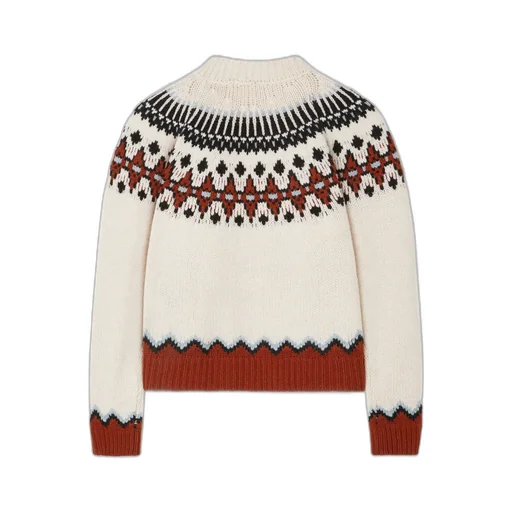 Fair Isle Patterned Wool Sweater