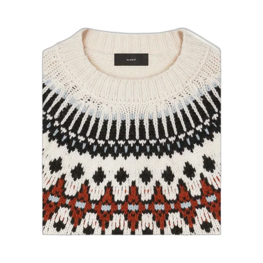 Fair Isle Patterned Wool Sweater
