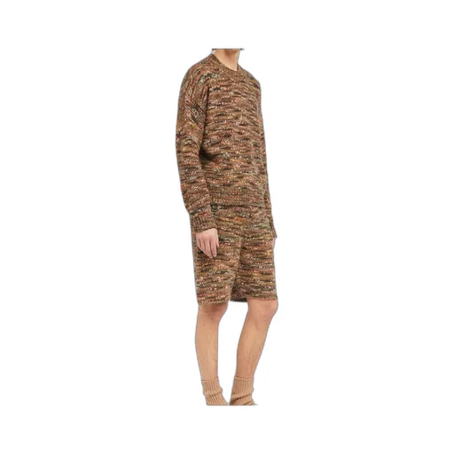 Grunge Beat Speckled Crew-Neck Sweater