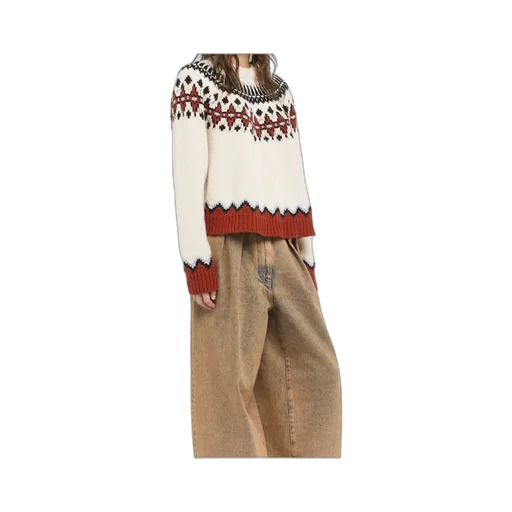 Fair Isle Patterned Wool Sweater