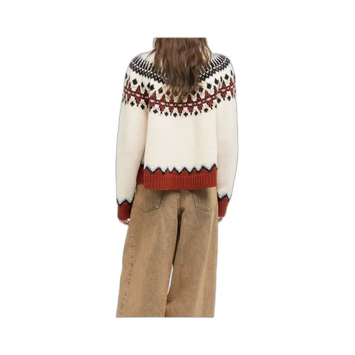 Fair Isle Patterned Wool Sweater