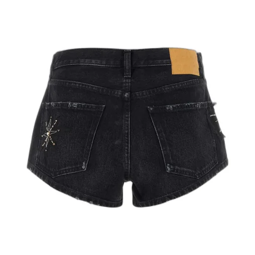 The Wandering Star Mid-Rise Denim Shorts