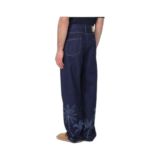 Logo-Patch Straight-Leg Jeans
