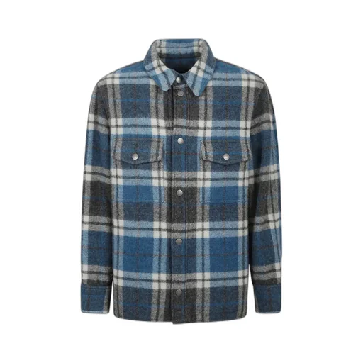 Checkered Button-Up Shirt