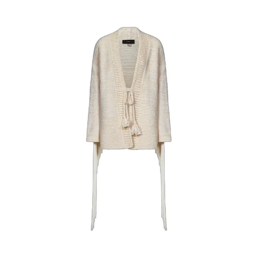 Bright Hues Fringed Knitted Cardigan