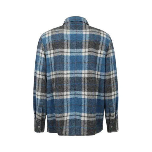 Checkered Button-Up Shirt