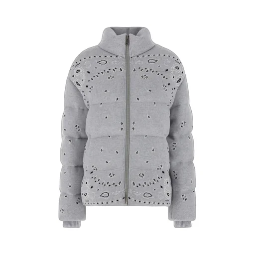 Bandana Printed Zip-Up Jacket