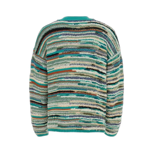 Madurai Striped V-Neck Cardigan
