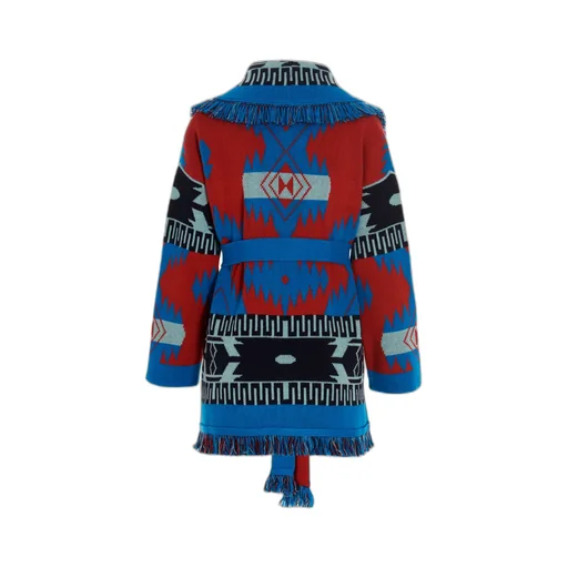 Icon Jacquard Belted Cardigan