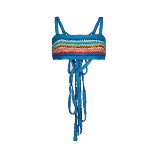 Over The Rainbow Sleeveless Knitted Top