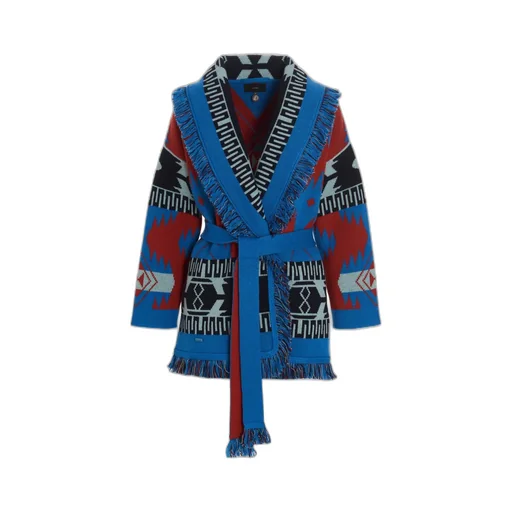 Icon Jacquard Belted Cardigan